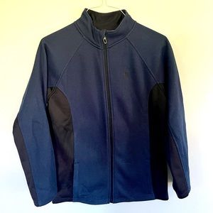 Boys Spyder  navy/Black fleece lined jacket